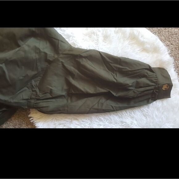 Who What Wear Belted Jacket Open Front Olive Green Dressy Women’s Size 1X NEW - Picture 6 of 11
